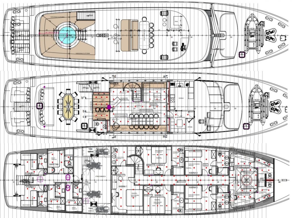 Love Story – Luxury Sailing Yacht - layout